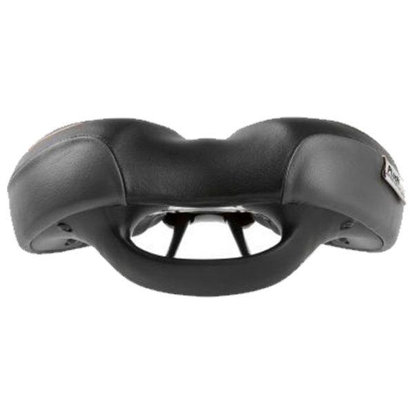 Велосипедное седло Velo Plush Tour E-Grip M Черный Оранжевый photo 3