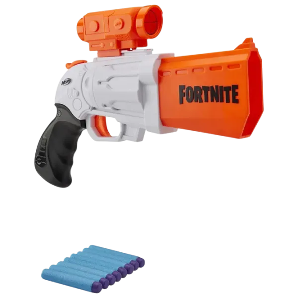 Бластер Hasbro Nerf Fortnite SR E9391 8+ / Стрел / Белый photo 2 Бластер Hasbro Nerf Fortnite SR E9391 8+ / Стрел / Белый photo 2