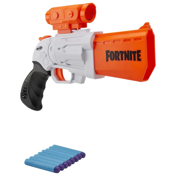 Бластер Hasbro Nerf Fortnite SR E9391 8+ / Стрел / Белый photo 2 Бластер Hasbro Nerf Fortnite SR E9391 8+ / Стрел / Белый photo 2
