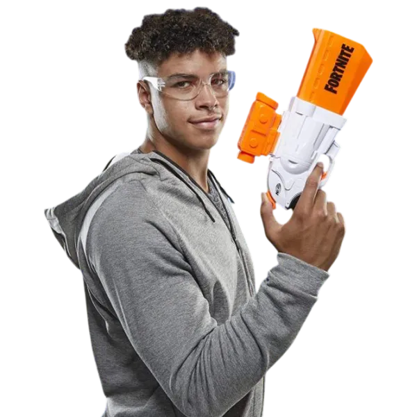 Бластер Hasbro Nerf Fortnite SR E9391 8+ / Стрел / Белый photo 4 Бластер Hasbro Nerf Fortnite SR E9391 8+ / Стрел / Белый photo 4