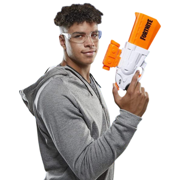 Бластер Hasbro Nerf Fortnite SR E9391 8+ / Стрел / Белый photo 4 Бластер Hasbro Nerf Fortnite SR E9391 8+ / Стрел / Белый photo 4