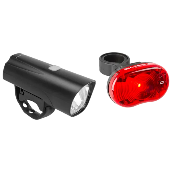 Lanterna bicicletei SMART Touring 30 set Red Black photo 1