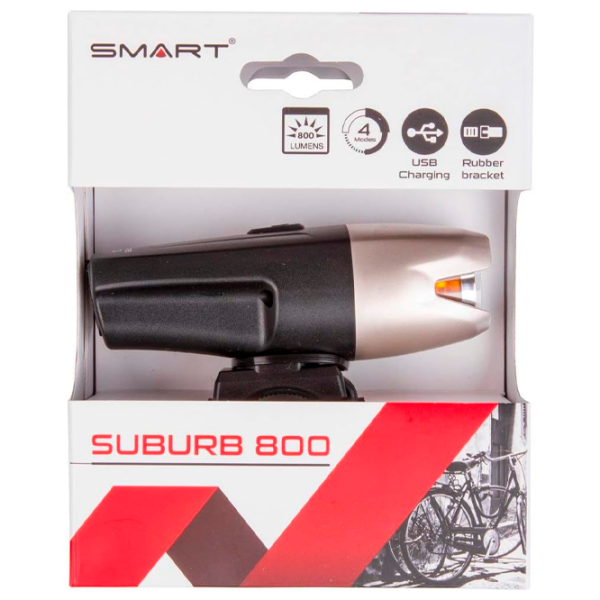 Велосипедный фонарь SMART Suburb 800 Черный Beige photo 3