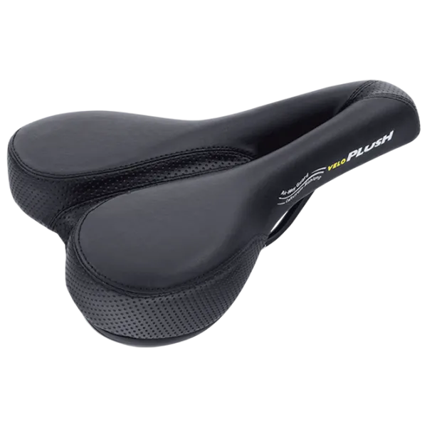 Șa de bicicletă Velo Basic Deep Channel Black White photo 1