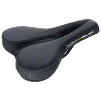 Șa de bicicletă Velo Basic Deep Channel Black White