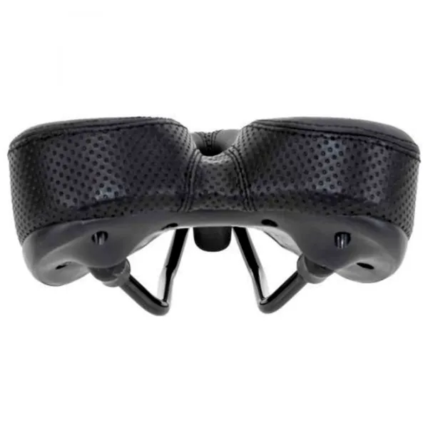 Șa de bicicletă Velo Basic Deep Channel Black White photo 2