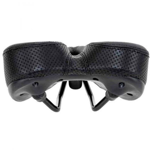 Șa de bicicletă Velo Basic Deep Channel Black White photo 2