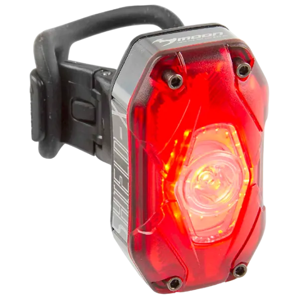 Велосипедный фонарь Moon Shield-X Auto 300 Черный Red photo 1