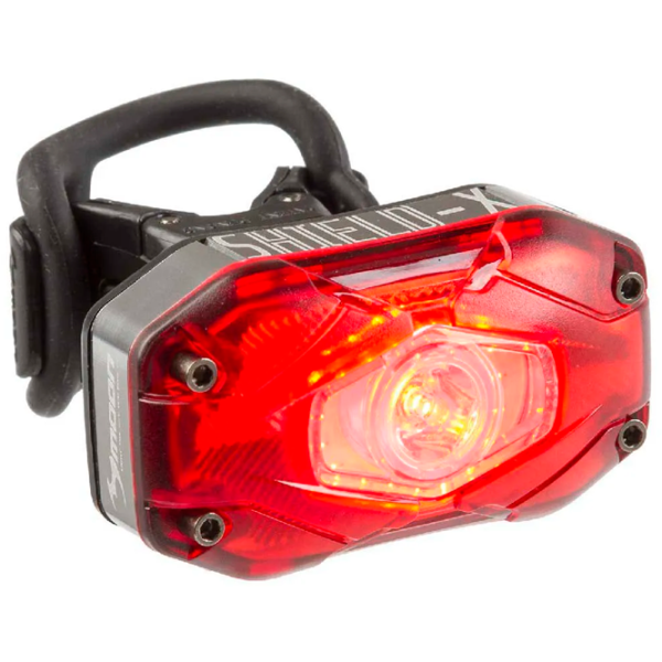 Велосипедный фонарь Moon Shield-X Auto 300 Черный Red photo 3