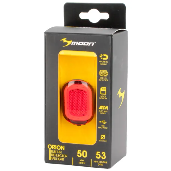Велосипедный фонарь Moon Орион Черный Red photo 3