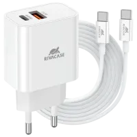 Încărcător de rețea RivaCase PS4102 WD4 3 A / White