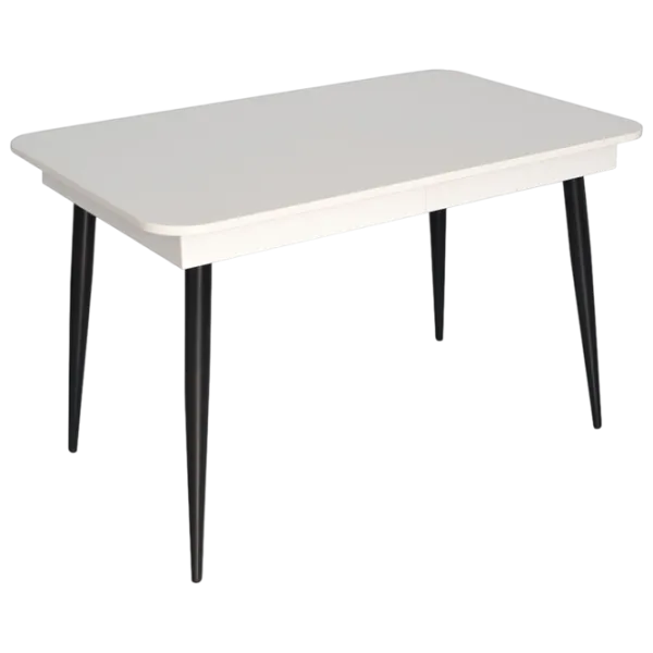 Set masă și scaune Evelin DT 432-1R B + 4 LC-621B Dreptunghiulară / PAL / Dark Gray photo 2