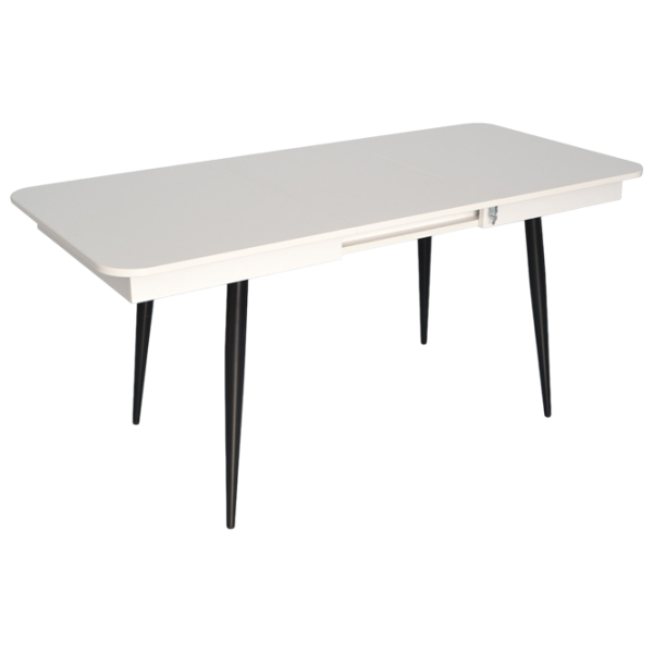 Set masă și scaune Evelin DT 432-1R B + 4 LC-621B Dreptunghiulară / PAL / Dark Gray photo 3