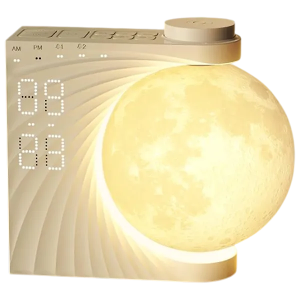 Ночник Inssisain AJ-320 Moon Белый photo 2 Ночник Inssisain AJ-320 Moon Белый photo 2