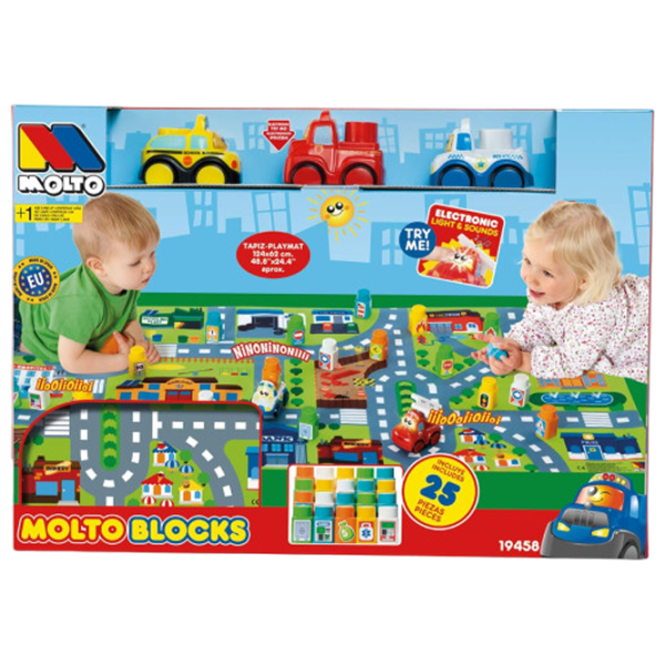 Covoraş pentru joc Molto Blocks (19458) 1+/ Dreptunghiular/ Multicolor photo 2