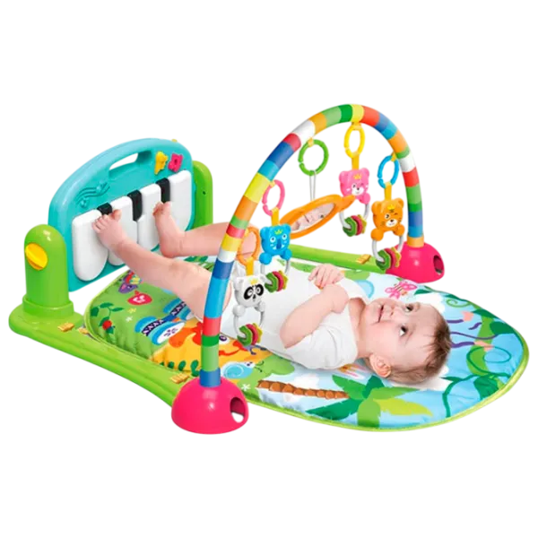 Covoraş pentru joc Huanger Piano Fitness Rack (HE0603) 0+/ Transformer/ Multicolor photo 1