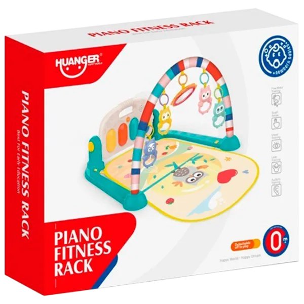 Игровой коврик Huanger Piano Fitness Rack (HE0650) 0+/ Трансформер/ Разноцветный photo 4