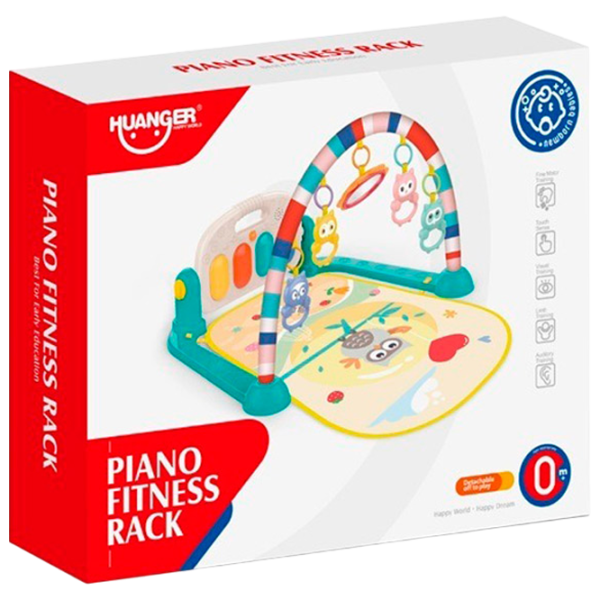 Игровой коврик Huanger Piano Fitness Rack (HE0650) 0+/ Трансформер/ Разноцветный photo 4