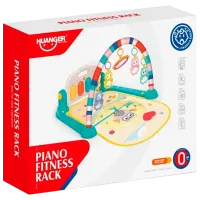 Covoraş pentru joc Huanger Piano Fitness Rack (HE0650) 0+/ Transformer/ Multicolor photo 4