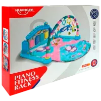 Covoraş pentru joc Huanger Piano Fitness Rack (HE0615) 0+/ Transformer/ Blue photo 2