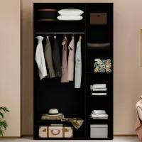 Dulap Nex Home NX-00001754 140 x 60 x 240 / PAL / Carbon photo 2
