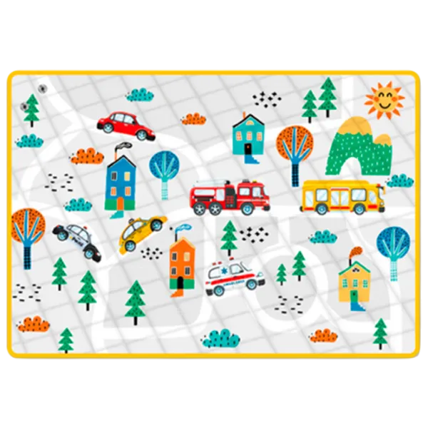 Covoraş pentru joc Vsgo Music & Light (YS2609C) 1+/ Dreptunghiular/ White photo 1