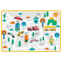 Covoraş pentru joc Vsgo Music & Light (YS2609C) 1+/ Dreptunghiular/ White