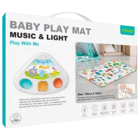 Covoraş pentru joc Vsgo Music & Light (YS2609C) 1+/ Dreptunghiular/ White photo 2