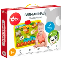 Covoraş pentru joc Bo. Farm Animals (250ML) 1+/ Transformer/ Multicolor photo 2