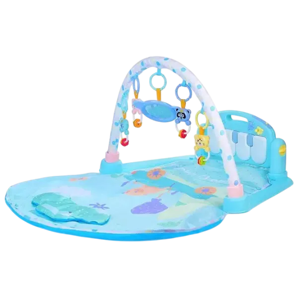 Covoraş pentru joc Huanger Piano Fitness Rack (HE0617) 0+/ Transformer/ Blue photo 1