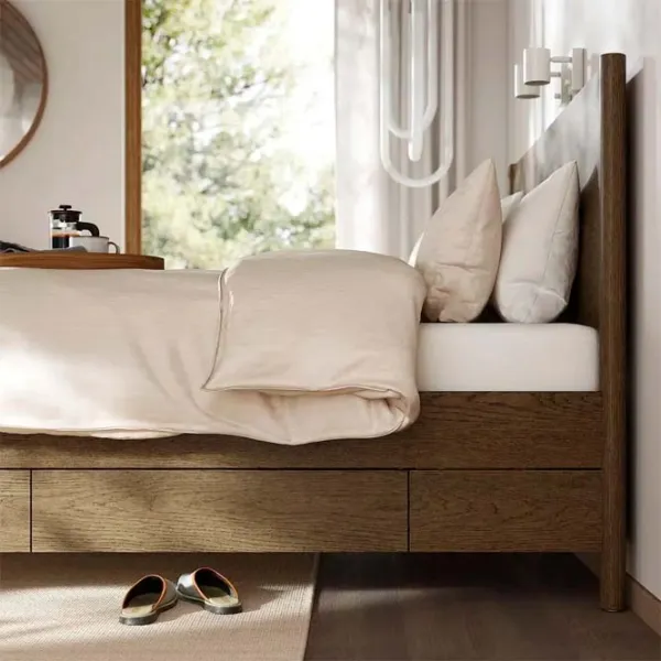 Кровать Ikea Tonstad/Luroy 4 140 x 200 см / Массив / Коричневый photo 2 Кровать Ikea Tonstad/Luroy 4 140 x 200 см / Массив / Коричневый photo 2