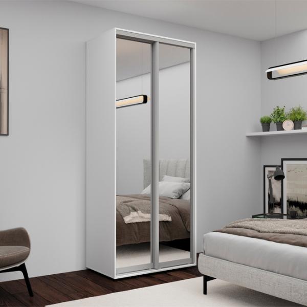 Dulap Nex Home NX-00001728 100 x 60 x 220 / PAL / Alb photo 2