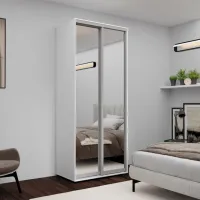Dulap Nex Home NX-00001728 100 x 60 x 220 / PAL / Alb photo 2
