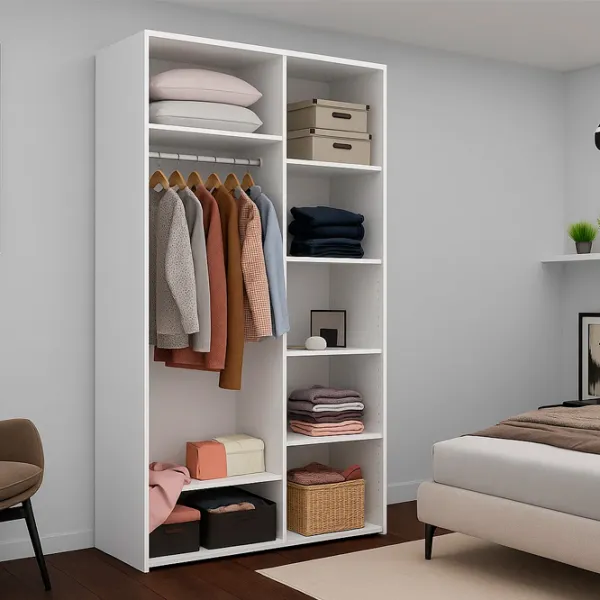 Dulap Nex Home NX-00001728 100 x 60 x 220 / PAL / Alb photo 3