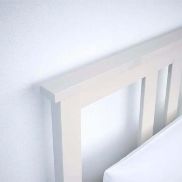 Кровать Ikea Hemnes/Lindbaden 140 x 200 см / Массив / Белый photo 5