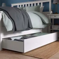 Кровать Ikea Hemnes/Lindbaden 140 x 200 см / Массив / Белый photo 6