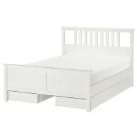 Кровать Ikea Hemnes/Lonset 140 x 200 см / Массив / Белый