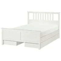Кровать Ikea Hemnes 160 x 200 см / Массив / Белый