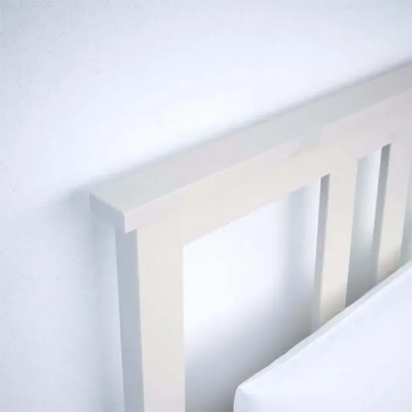 Кровать Ikea Luroy 4 140 x 200 см / Шпон / Белый photo 4