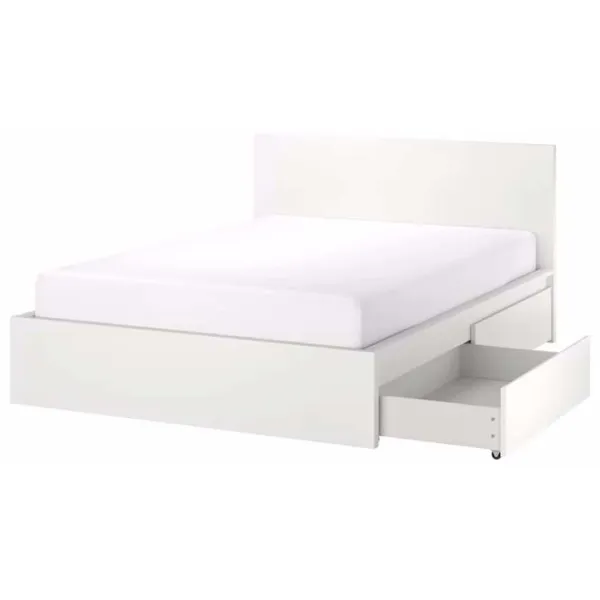 Pat Ikea Malm/Lindbaden 4 180 x 200 cm / Masiv / White photo 1