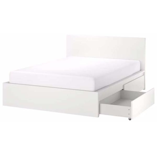 Pat Ikea Malm/Lindbaden 4 180 x 200 cm / Masiv / White photo 1