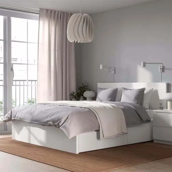Pat Ikea Malm/Lindbaden 4 180 x 200 cm / Masiv / White photo 2