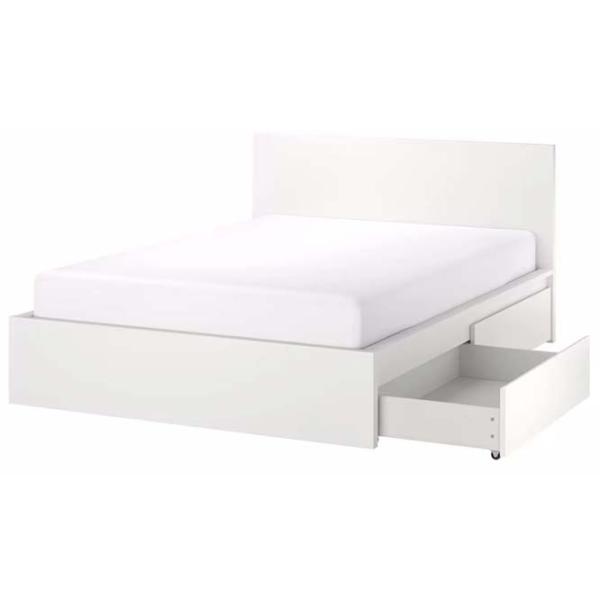 Pat Ikea Malm 2 140 x 200 cm / Furnir / White photo 1 Pat Ikea Malm 2 140 x 200 cm / Furnir / White photo 1