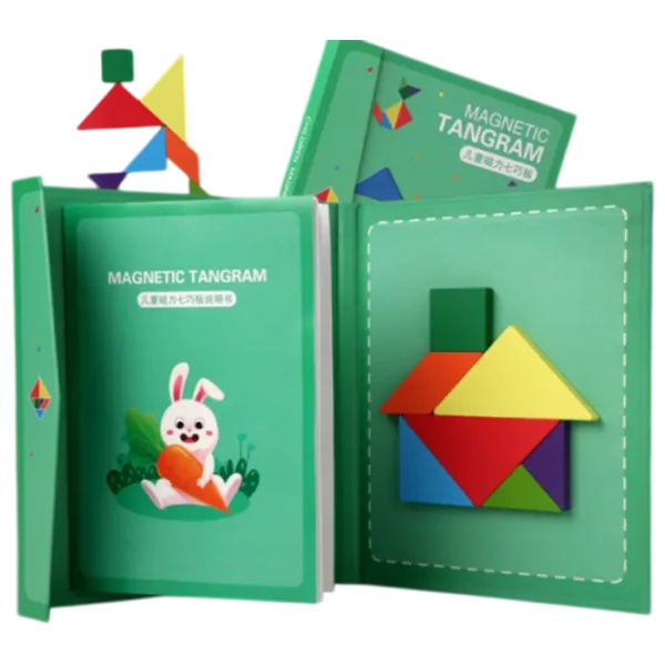 Joc de masă Optmarket Magnetic Tangram 3+/ Dezvoltare photo 2