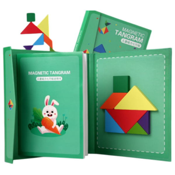 Joc de masă Optmarket Magnetic Tangram 3+/ Dezvoltare photo 2