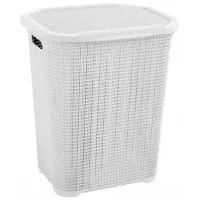 Coș pentru rufe Hydro Systems Impletit 65l / Plastic / White 