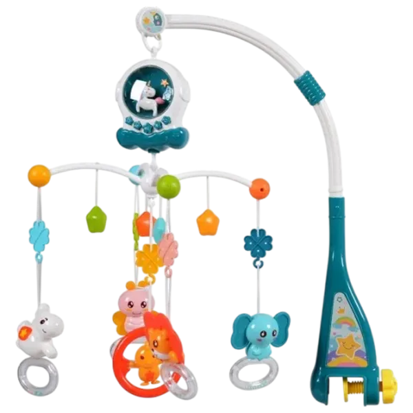 Игрушка для колясок и кроваток Huanger Animals Music Mobile HE0311 1.5+ / Синий photo 1