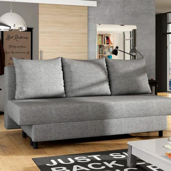 Canapea Eltap Amaza Sawana 21 (5538733) Pânză de iută / Light Gray photo 2