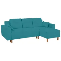 Угловой диван Modern Leo Alaska 86 (5782273) Жаккард / Аквамариновый