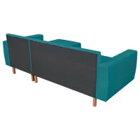 Canapea de colț Modern Leo Alaska 86 (5782273) Jacquard / Turquoise photo 2